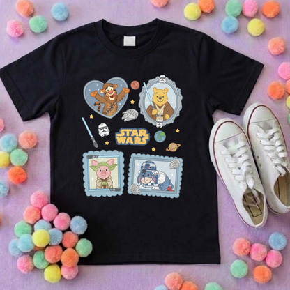 Galaxy Friends Park Life T-Shirt, Ears, Florida, Orlando, Cruise Holidays T-Shirts, Holiday Outfits - Adults & Kids Sizes - Cotton T-Shirt