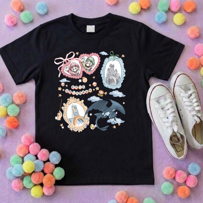 Universe Epic Inspired Printed T-Shirt, Theme Park, Orlando, Inspired Character T-Shirts - Adults & Kids Sizes - Cotton T-Shirt