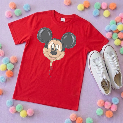 Mouse Balloon, Printed T-Shirt, Florida, Orlando, Magical World - Adults & Kids Sizes