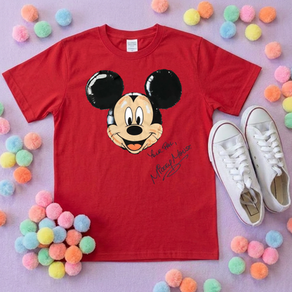 Magical Kingdom, Mouse Balloon, Printed T-Shirt, Florida, Orlando, Magical World - Adults & Kids Sizes