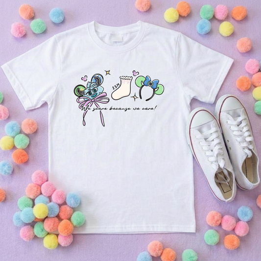 Monsters, Boo Inspired Printed Blue T-Shirt, Monsters Inc, University, Mike, Sully, Boo and Friends - Adults & Kids Sizes - Cotton T-Shirt