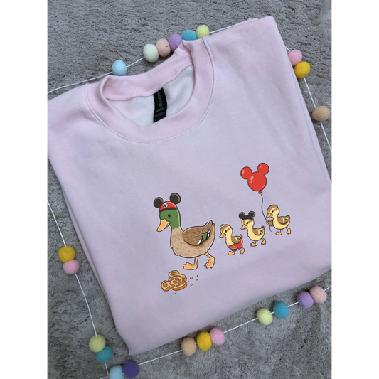 Park Ducks, Park Life Sweatshirt, Ears, Florida, Orlando, Holidays Jumper, Holiday Outfits - Adults & Kids Sizes - Fleece Cozy Sweatshirt