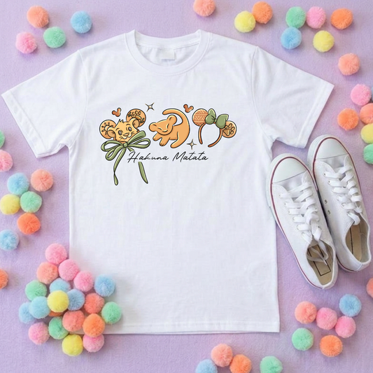 King Lion Inspired Printed Sand T-Shirt, Safari, Tree of Life, Inspired Character T-Shirts - Adults & Kids Sizes - Cotton T-Shirt