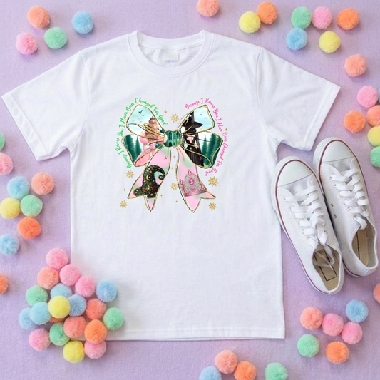 Wicked Witch Changed for Good Inspired Printed White T-Shirt, Changed for Good, Glinda, Elphaba - Adults & Kids Sizes - Cotton T-Shirt
