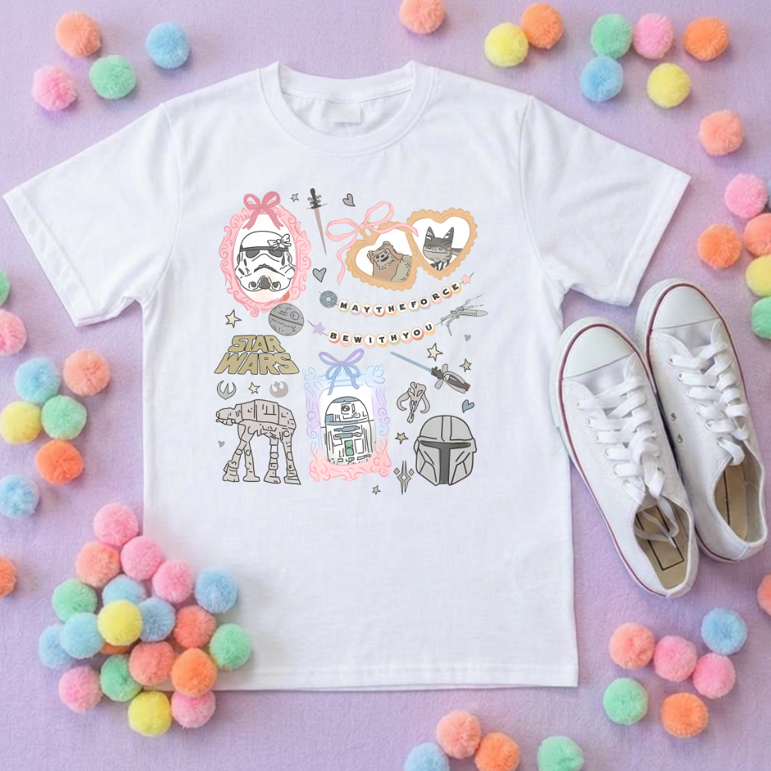 Galaxy Friends Park Life T-Shirt, Ears, Florida, Orlando, Cruise Holidays T-Shirts, Holiday Outfits - Adults & Kids Sizes - Cotton T-Shirts
