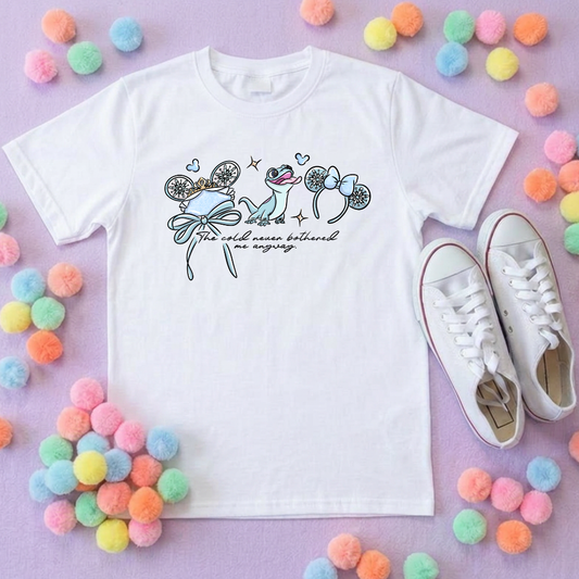 Frozen Sisters  Inspired Printed T-Shirt, Norwegian Style, Happy Snowman, Olaf, Bruni - Adults & Kids Sizes - Cotton T-Shirt