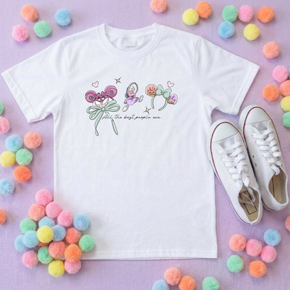 Alice, Smiley Cat Ears Inspired Ears T-Shirt, Florida, Orlando - Adults & Kids Sizes - Cotton T-Shirt