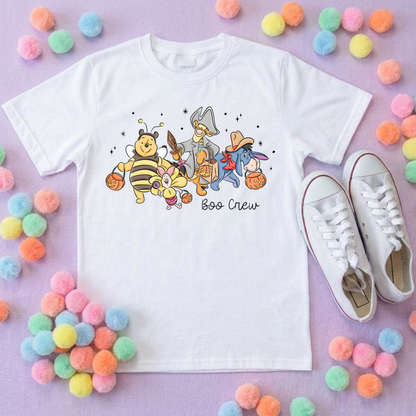 Pooh Boo Crew Too Park Life T-Shirt, Ears, Florida, Orlando, Cruise Holidays T-Shirts, Holiday Outfits - Adults & Kids Sizes - Cotton T-Shirt