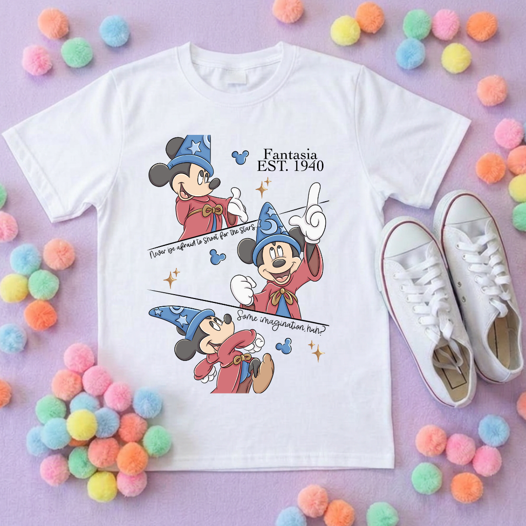 Magical Sorcerer, Some Imagination T-Shirt, Florida, Orlando, Magical World - Adults & Kids Sizes
