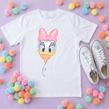 Daisy Balloon, Printed T-Shirt, Florida, Orlando, Magical World - Adults & Kids Sizes