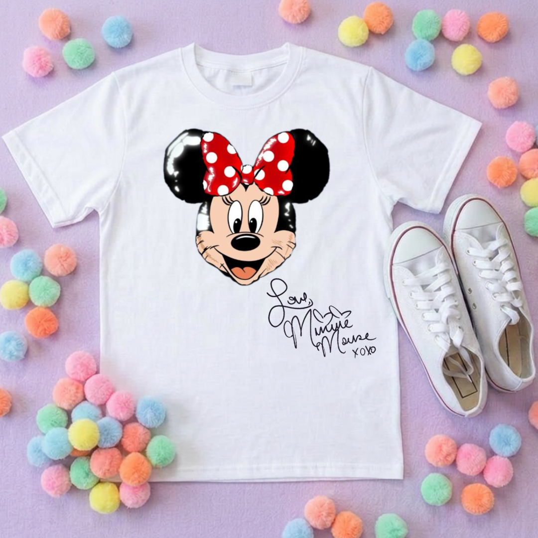 Magical Kingdom, Mouse Balloon, Printed T-Shirt, Florida, Orlando, Magical World - Adults & Kids Sizes