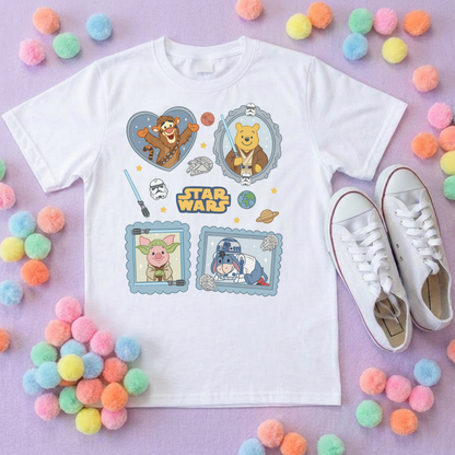 Galaxy Friends Park Life T-Shirt, Ears, Florida, Orlando, Cruise Holidays T-Shirts, Holiday Outfits - Adults & Kids Sizes - Cotton T-Shirt