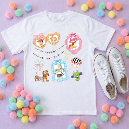 Story Toy Inspired  T-Shirt, Florida, Orlando, Bo Peep, Jessie, Buzz - Adults & Kids Sizes - Cotton T-Shirt