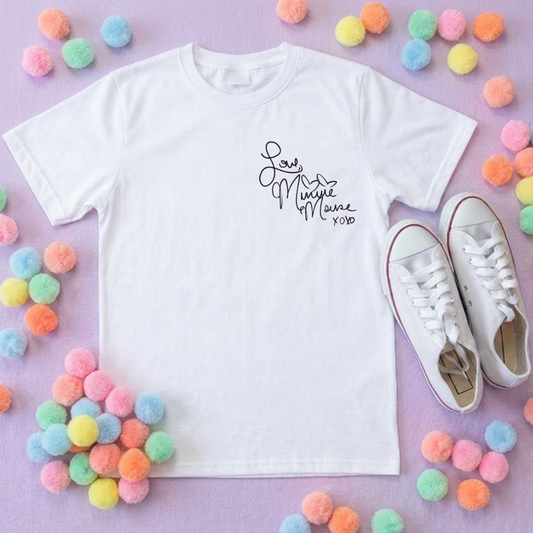 Classic Mouse Girlie Park Life T-Shirt, Ears, Florida, Orlando, Cruise Holidays T-Shirts, Holiday Outfits - Adults & Kids Sizes - Cotton T-Shirt