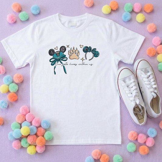 Scottish Brave Princess Inspired Printed T-Shirt, Princess Movie, Mouse Ears, Princess- Adults & Kids Sizes - Cotton T-Shirt