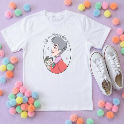 Villain Inspired Printed T-Shirt, Hello Beastie, De-vil, Evil Queen & Stepmum Villains Theme - Adults & Kids Sizes - Cotton T-Shirt