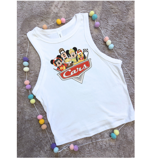 Cars Besties Printed Vest, Florida, Orlando, Magical World - Adults & Kids Sizes