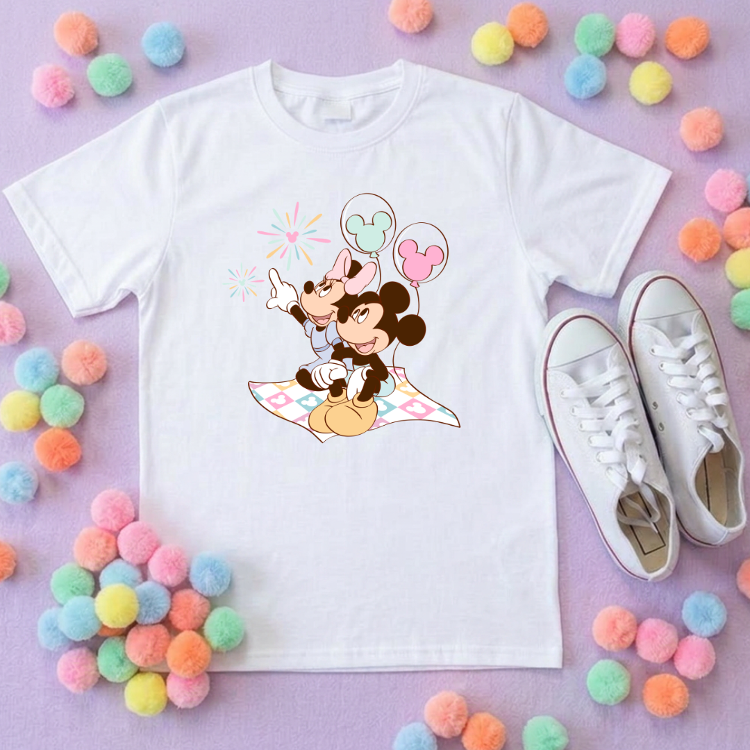 Firework Friends, Park Life T-Shirt, Ears, Florida, Orlando, Cruise Holidays T-Shirts, Holiday Outfits - Adults & Kids Sizes - Cotton T-Shirt