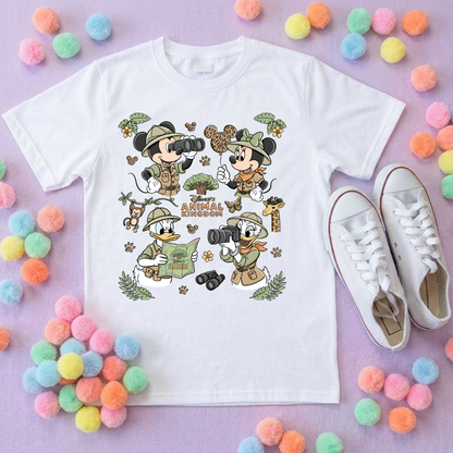 Animal Kingdom Full Art Park Life T-Shirt, Ears, Florida, Orlando, Cruise Holidays T-Shirts, Holiday Outfits - Adults & Kids Sizes - Cotton T-Shirt (Copy)
