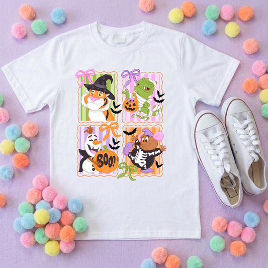 Spooky Sidekicks Park Life T-Shirt, Ears, Florida, Orlando, Cruise Holidays T-Shirts, Holiday Outfits - Adults & Kids Sizes - Cotton T-Shirt