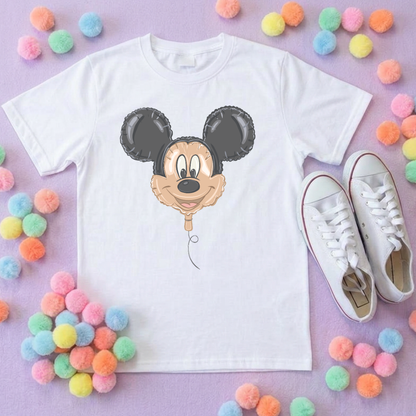 Mouse Balloon, Printed T-Shirt, Florida, Orlando, Magical World - Adults & Kids Sizes