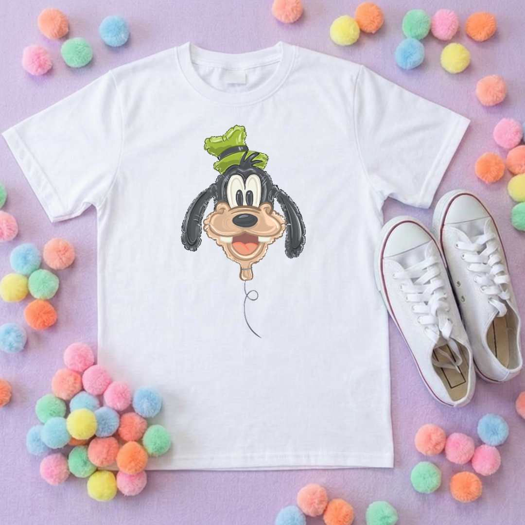 Goofy Balloon, Printed T-Shirt, Florida, Orlando, Magical World - Adults & Kids Sizes