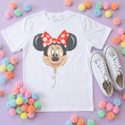 Mouse Balloon, Printed T-Shirt, Florida, Orlando, Magical World - Adults & Kids Sizes