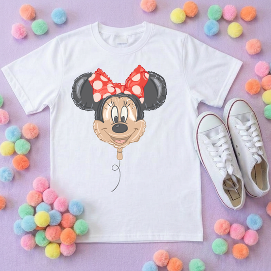 Mouse Balloon, Printed T-Shirt, Florida, Orlando, Magical World - Adults & Kids Sizes