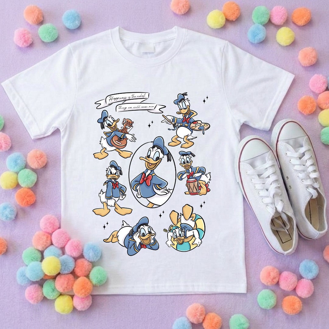 Magical Sailor Duck Full Art T-Shirt, Florida, Orlando, Magical World - Adults & Kids Sizes