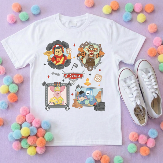Cars Besties Park Life T-Shirt, Ears, Florida, Orlando, Cruise Holidays T-Shirts, Holiday Outfits - Adults & Kids Sizes - Cotton T-Shirt