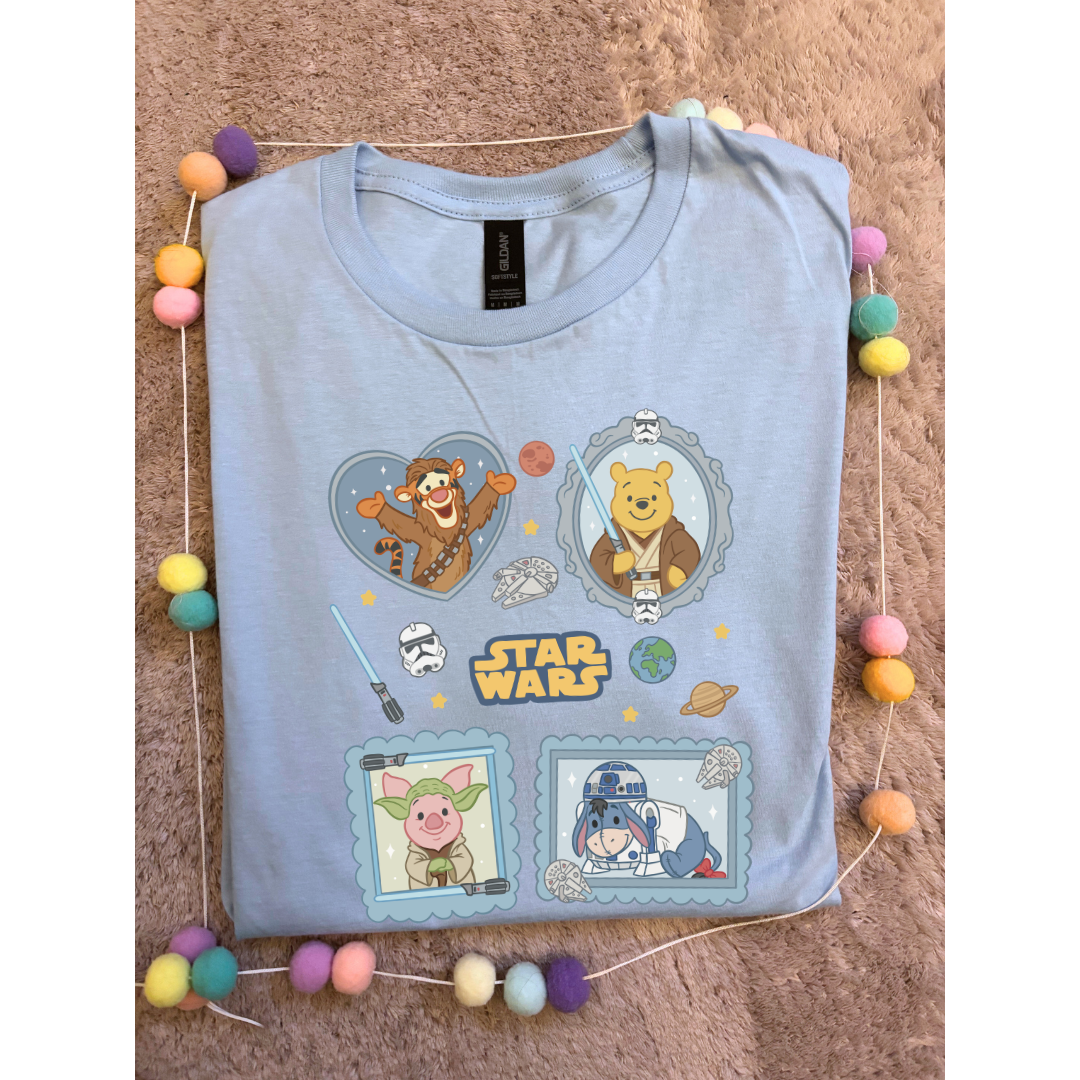 Galaxy Friends Park Life T-Shirt, Ears, Florida, Orlando, Cruise Holidays T-Shirts, Holiday Outfits - Adults & Kids Sizes - Cotton T-Shirt