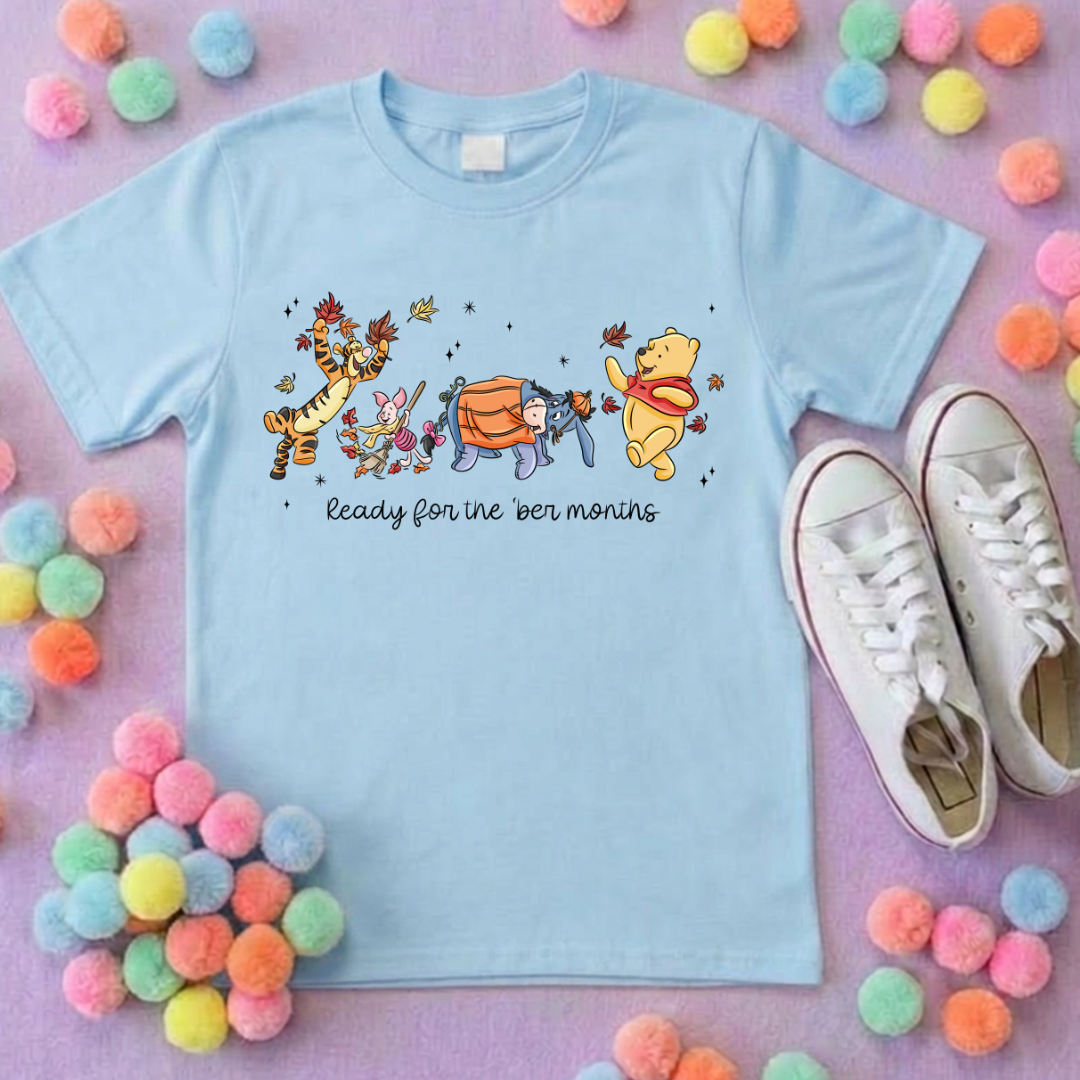 Pooh 'Ber Crew Park Life T-Shirt, Ears, Florida, Orlando, Cruise Holidays T-Shirts, Holiday Outfits - Adults & Kids Sizes - Cotton T-Shirt