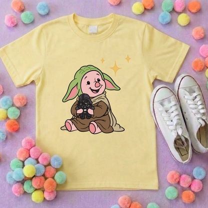 Galaxy Piglet Park Life T-Shirt, Ears, Florida, Orlando, Cruise Holidays T-Shirts, Holiday Outfits - Adults & Kids Sizes - Cotton T-Shirt