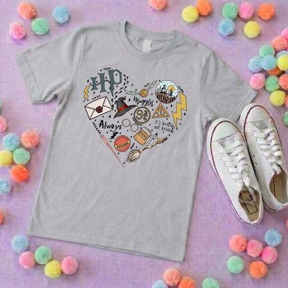 Harry Potter Inspired Printed T-Shirt, Theme Park, Orlando, Inspired Character T-Shirts - Adults & Kids Sizes - Cotton T-Shirt