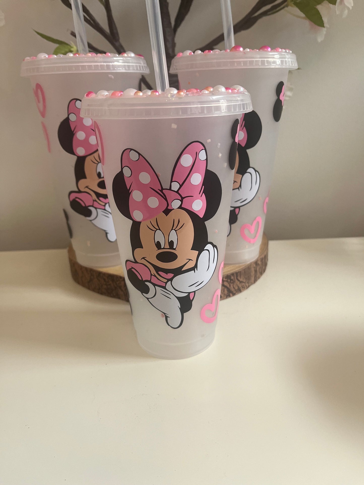 Personalised Cold Cups, Minnie Mouse Tumbler, Colour Changing Cold Cups, Minnie Mouse Cold Cup