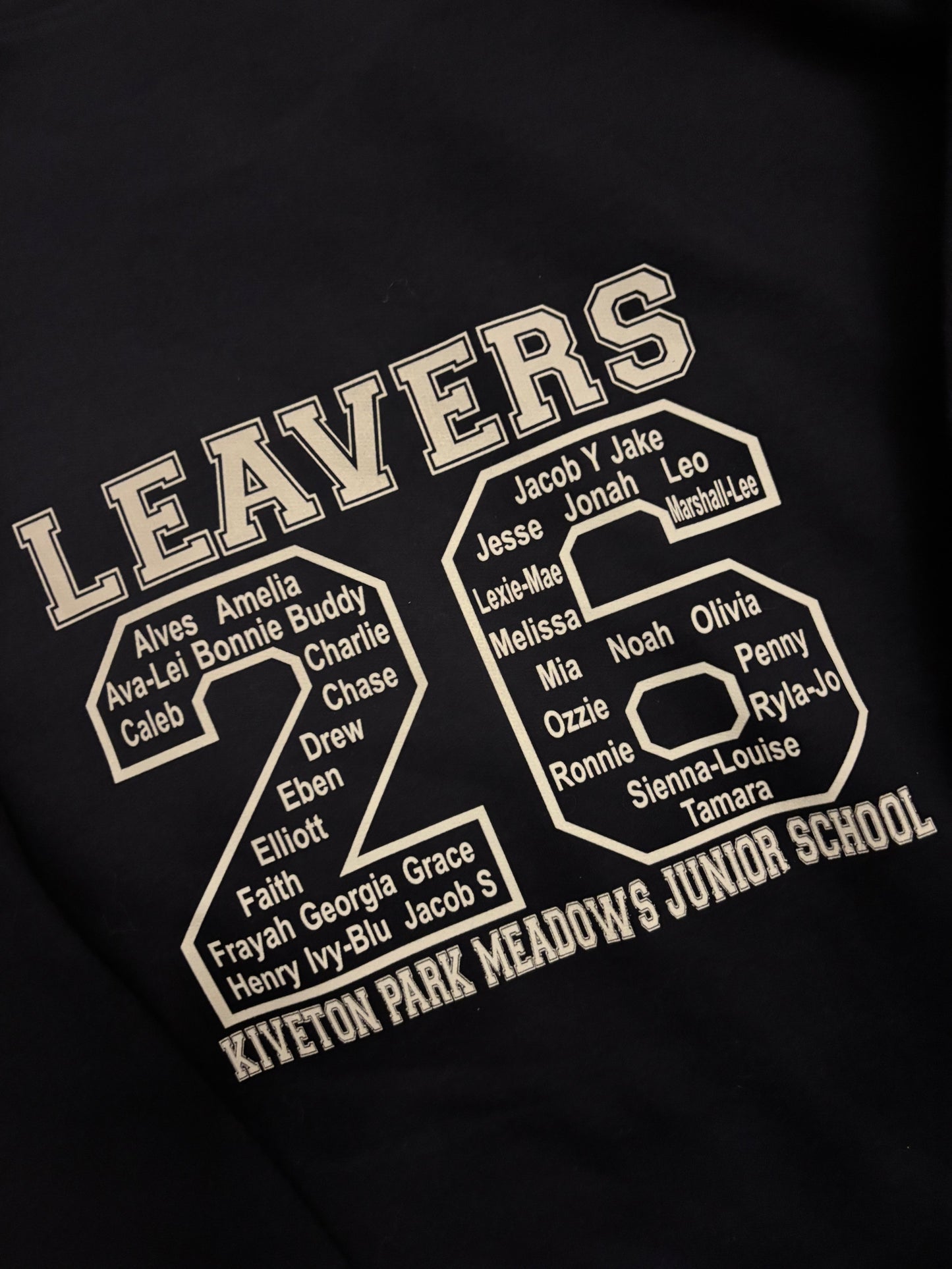 Leavers Hoodies 2026 - KPMJ Only