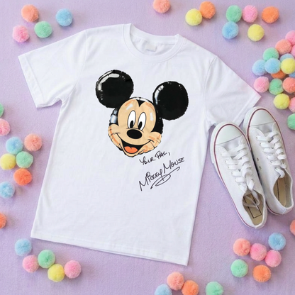 Magical Kingdom, Mouse Balloon, Printed T-Shirt, Florida, Orlando, Magical World - Adults & Kids Sizes