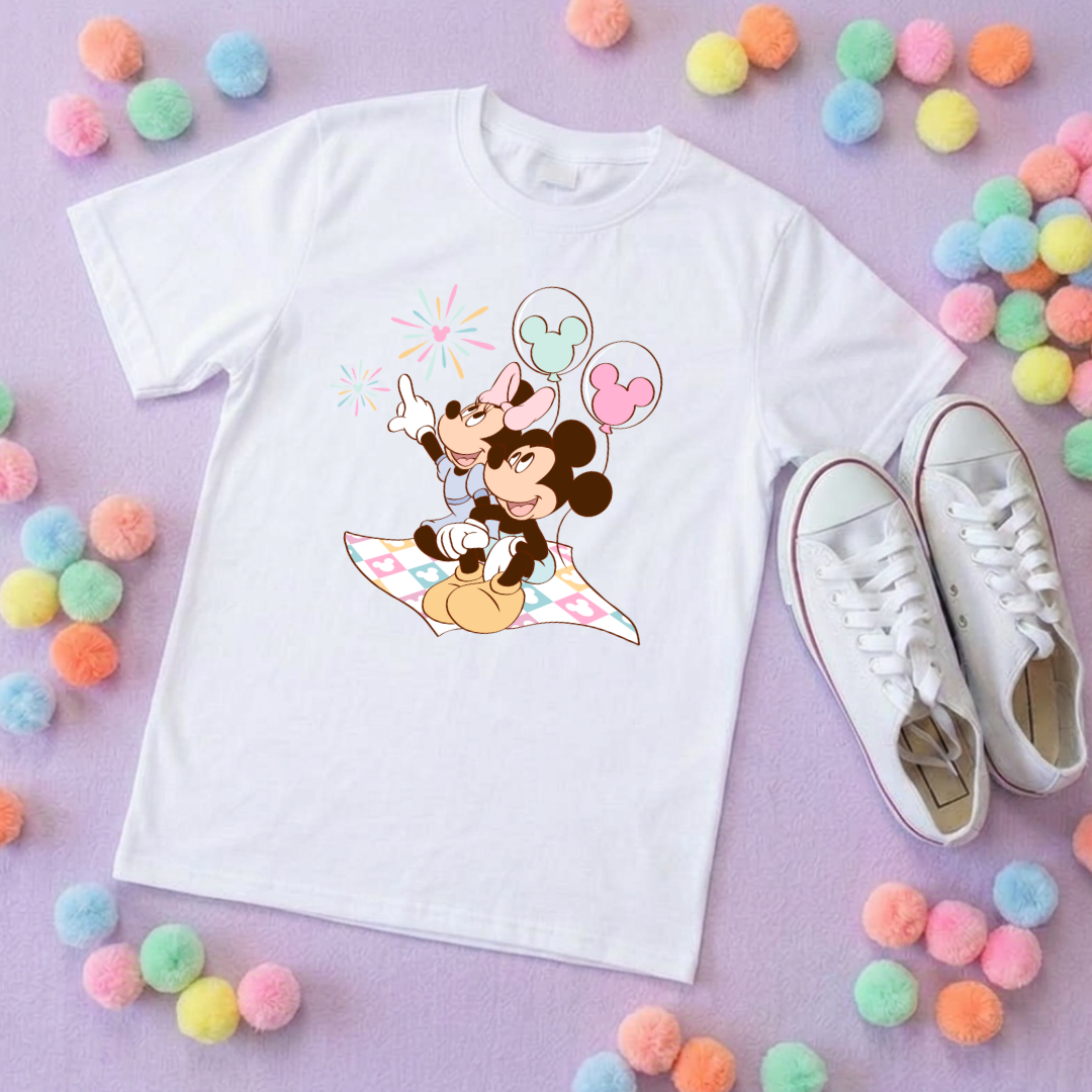 Firework Friends, Park Life T-Shirt, Ears, Florida, Orlando, Cruise Holidays T-Shirts, Holiday Outfits - Adults & Kids Sizes - Cotton T-Shirt