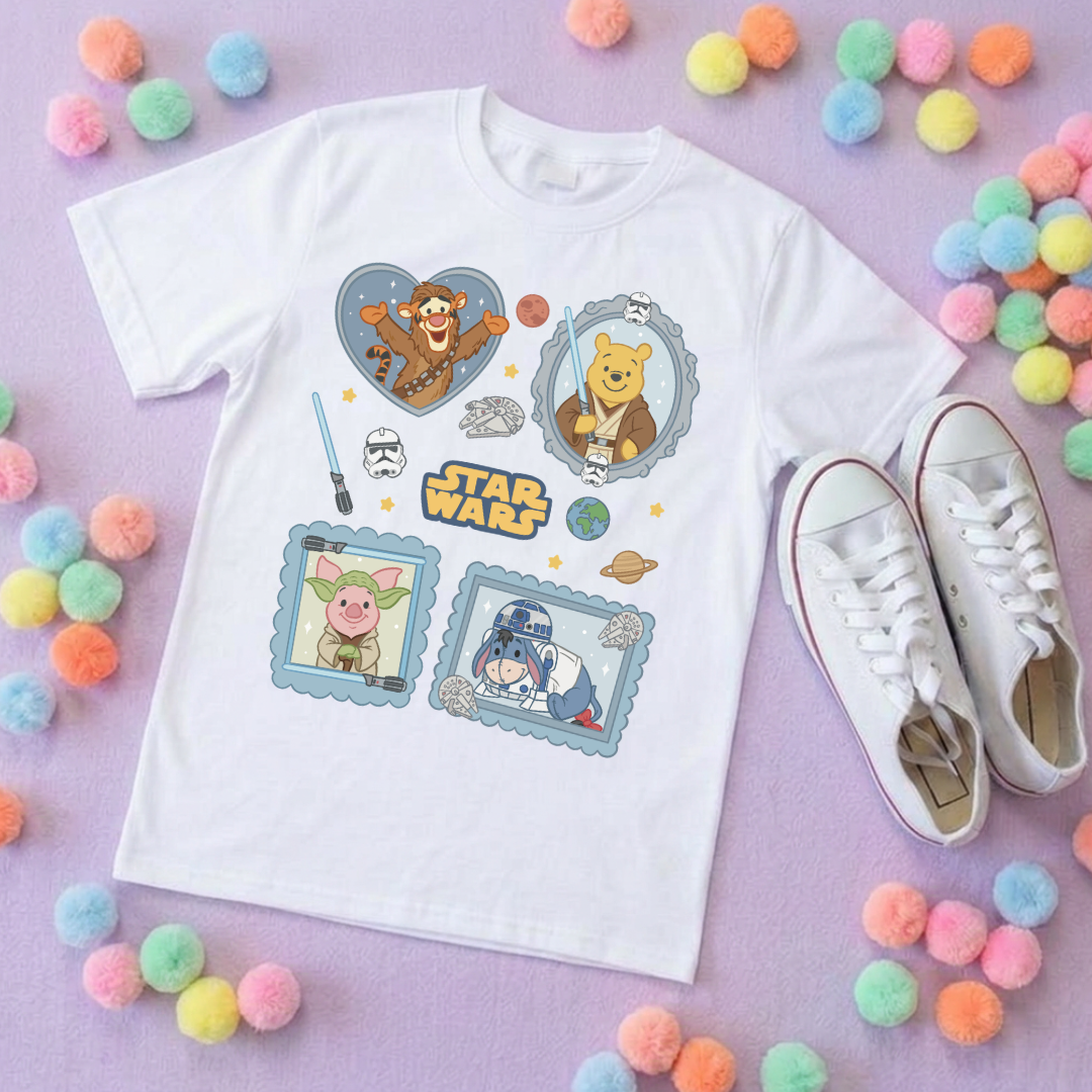 Galaxy Friends Park Life T-Shirt, Ears, Florida, Orlando, Cruise Holidays T-Shirts, Holiday Outfits - Adults & Kids Sizes - Cotton T-Shirt