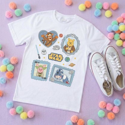 Galaxy Friends Park Life T-Shirt, Ears, Florida, Orlando, Cruise Holidays T-Shirts, Holiday Outfits - Adults & Kids Sizes - Cotton T-Shirt