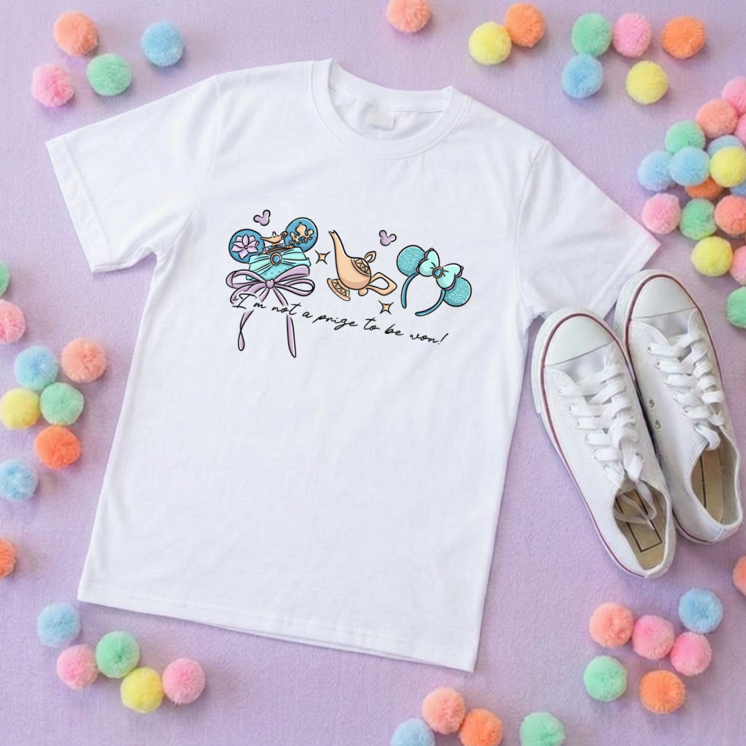 Jasmine Arabian Princess Inspired Printed T-Shirt, Princess, Magical Kingdom, Inspired Character T-Shirts - Adults & Kids Sizes - Cotton T-Shirt