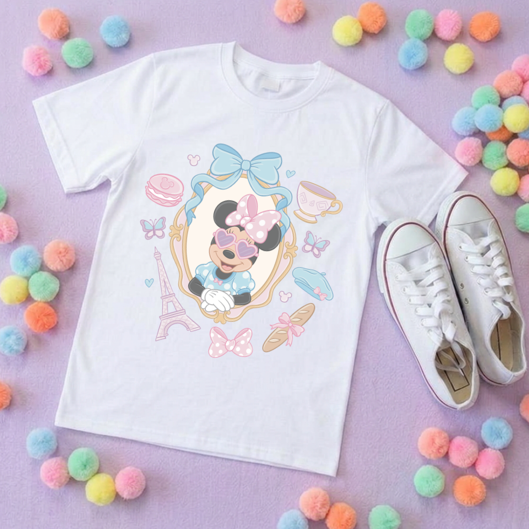 Ooh La La Minnie Park Life T-Shirt, Ears, Paris, Orlando, Holidays T-Shirts, Holiday Outfits - Adults & Kids Sizes - Cotton T-Shirt