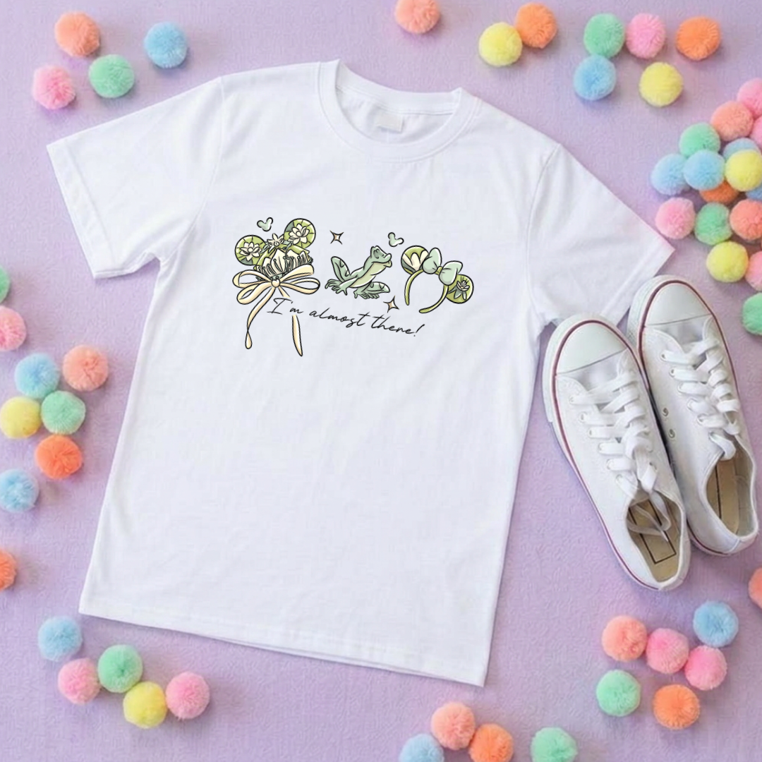 Bayou Frog Princess Inspired Printed T-Shirt, Princess Movie, Mouse Ears, Princess- Adults & Kids Sizes - Cotton T-Shirt