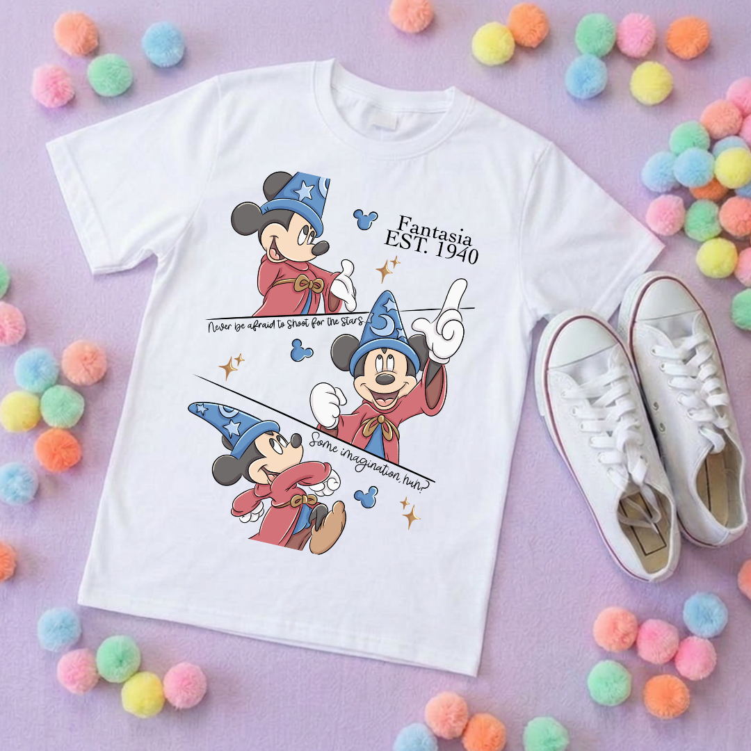 Magical Sorcerer, Some Imagination T-Shirt, Florida, Orlando, Magical World - Adults & Kids Sizes