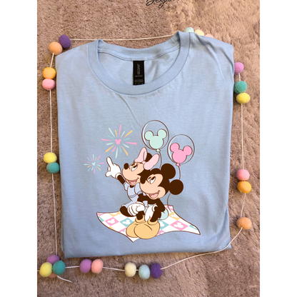 Firework Friends, Park Life T-Shirt, Ears, Florida, Orlando, Cruise Holidays T-Shirts, Holiday Outfits - Adults & Kids Sizes - Cotton T-Shirt