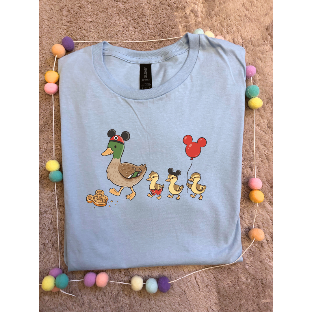 Park Ducks, Park Life T-Shirt, Ears, Florida, Orlando, Cruise Holidays T-Shirts, Holiday Outfits - Adults & Kids Sizes - Cotton T-Shirt