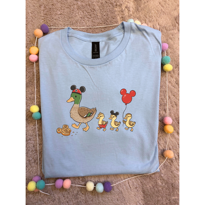 Park Ducks, Park Life T-Shirt, Ears, Florida, Orlando, Cruise Holidays T-Shirts, Holiday Outfits - Adults & Kids Sizes - Cotton T-Shirt