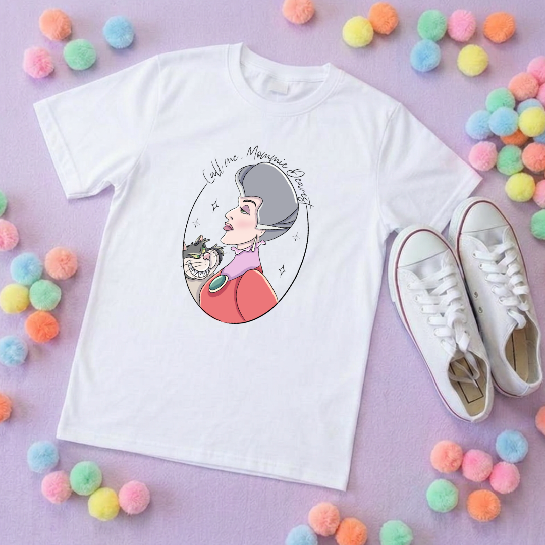 Villain Inspired Printed T-Shirt, Hello Beastie, De-vil, Evil Queen & Stepmum Villains Theme - Adults & Kids Sizes - Cotton T-Shirt