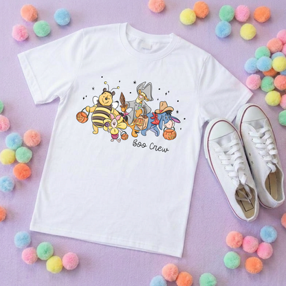 Pooh Boo Crew Too Park Life T-Shirt, Ears, Florida, Orlando, Cruise Holidays T-Shirts, Holiday Outfits - Adults & Kids Sizes - Cotton T-Shirt