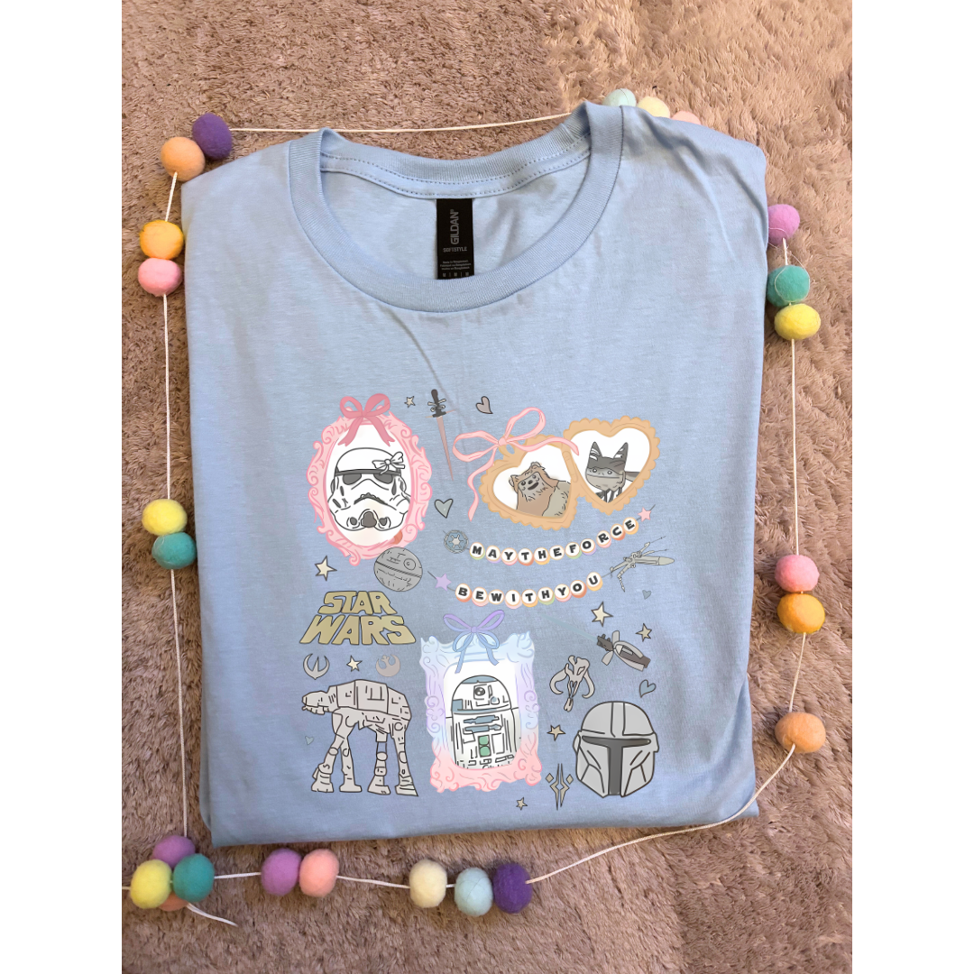 Galaxy Friends Park Life T-Shirt, Ears, Florida, Orlando, Cruise Holidays T-Shirts, Holiday Outfits - Adults & Kids Sizes - Cotton T-Shirts